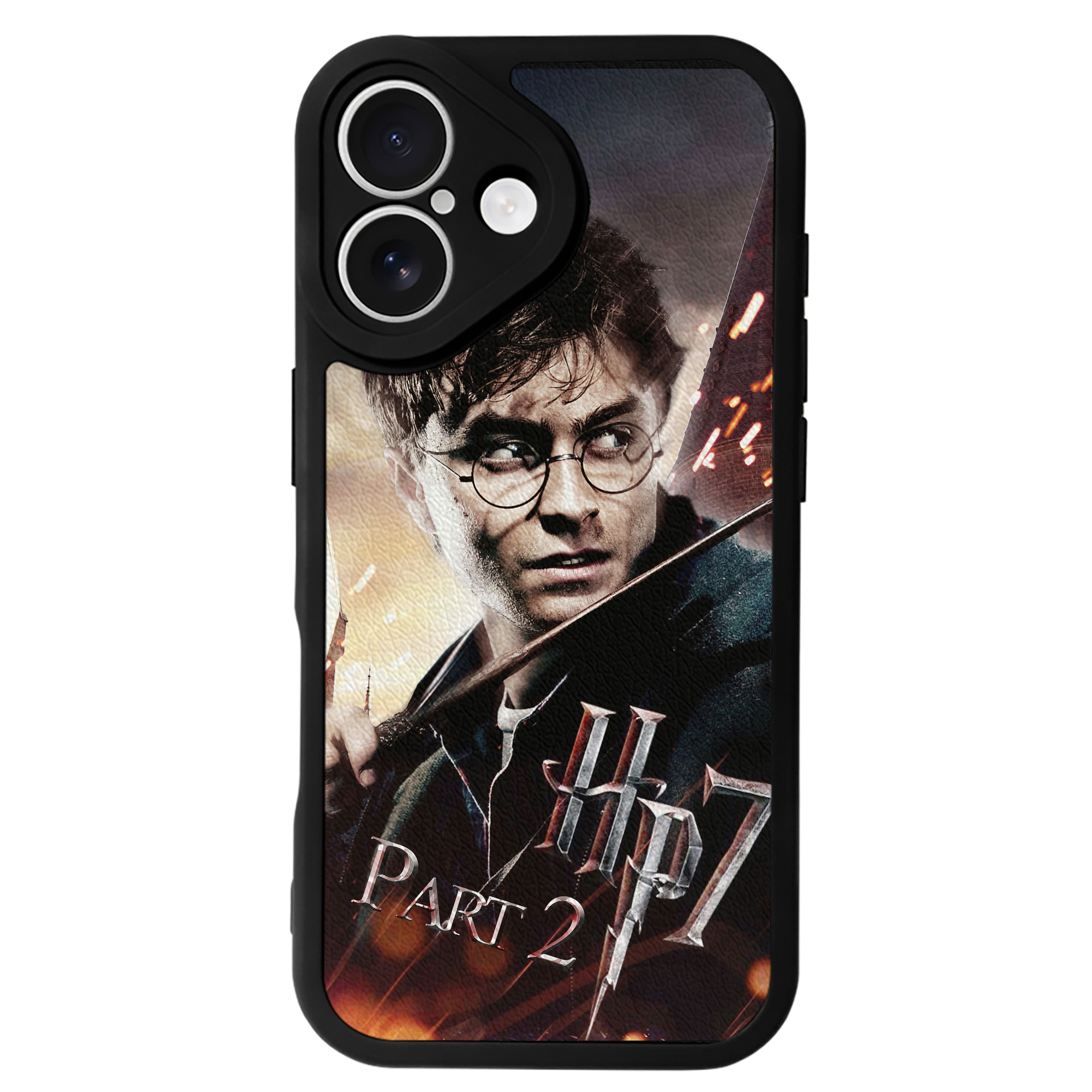 （画像用） Harry Potter ハリー・ポッターシリーズ 【iPhone 16シリーズ対応】シリコンスマホケース（レザー調） 材質：シリコン